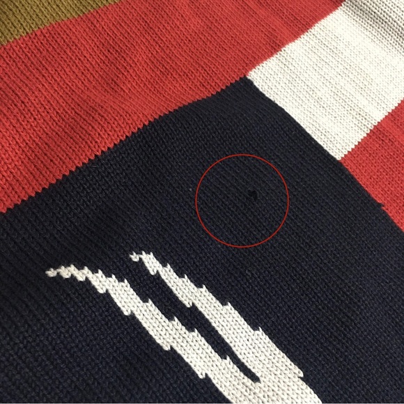 Phat Farm Mens Knit Crewneck Sweater Olive Grey P Logo XL Y2K - Picture 12 of 14